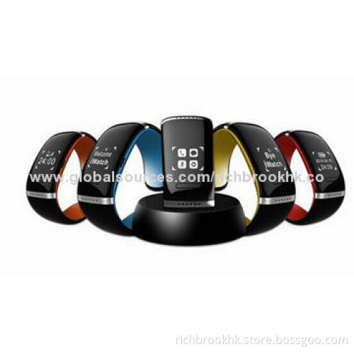 Bluetooth bracelets, with time display and music player